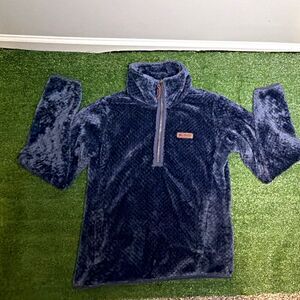 Columbia women’s  Blue 1/4 Zip Pullover Jacket Stand-Up Collar Solid Size S